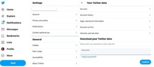 تحميل بيانات حساب تويتر قبل حذفه نهائيا